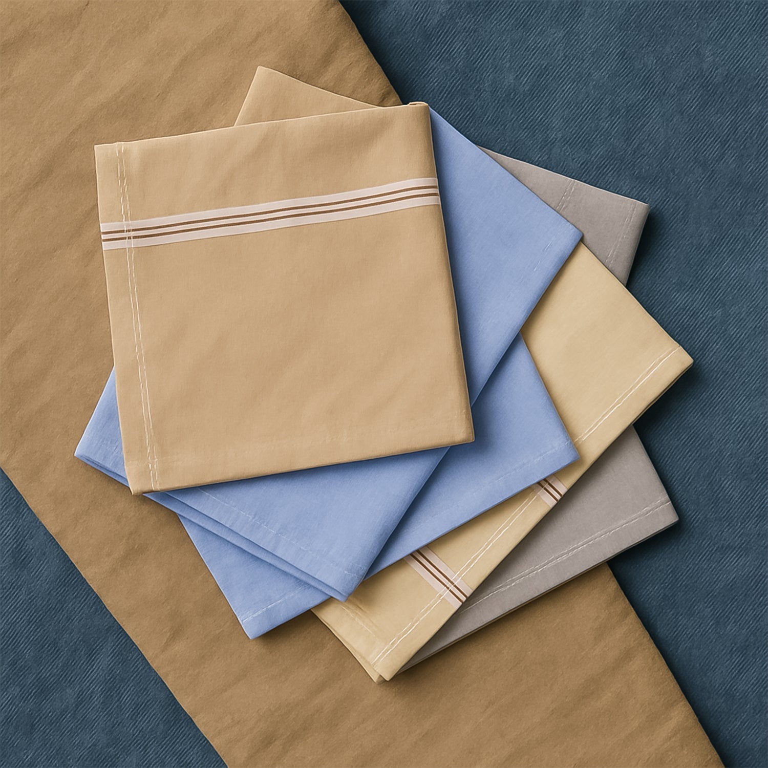 Luxury Soft Cotton Men’s Hanky Pack Luxury Soft Cotton Men’s Hanky Pack